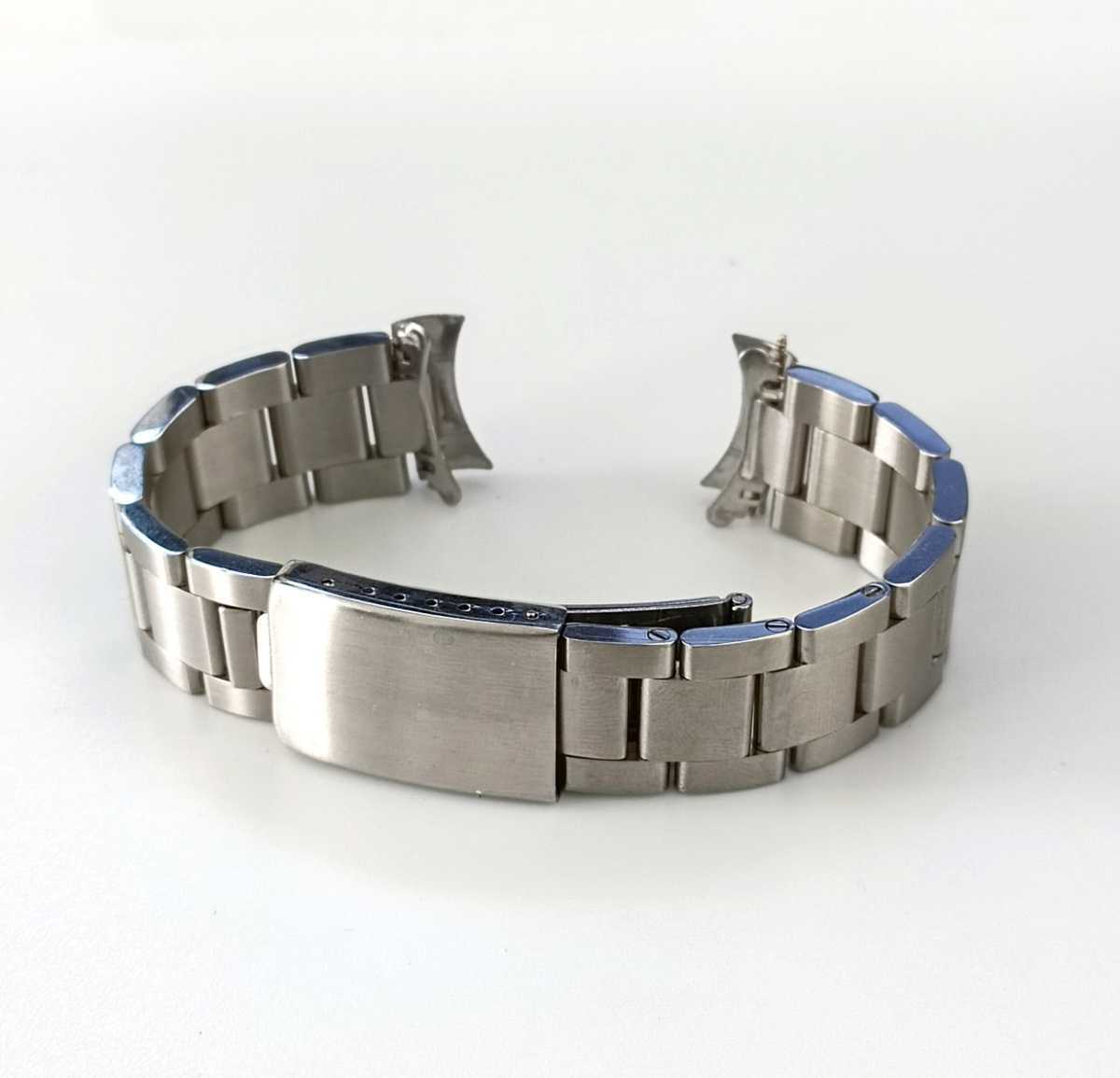 18mm 腕時計 ブレスレット シルバー オイスターブレス 【対応 18mm 腕時計 ブレスレット シルバー オイスターブレス 【対応