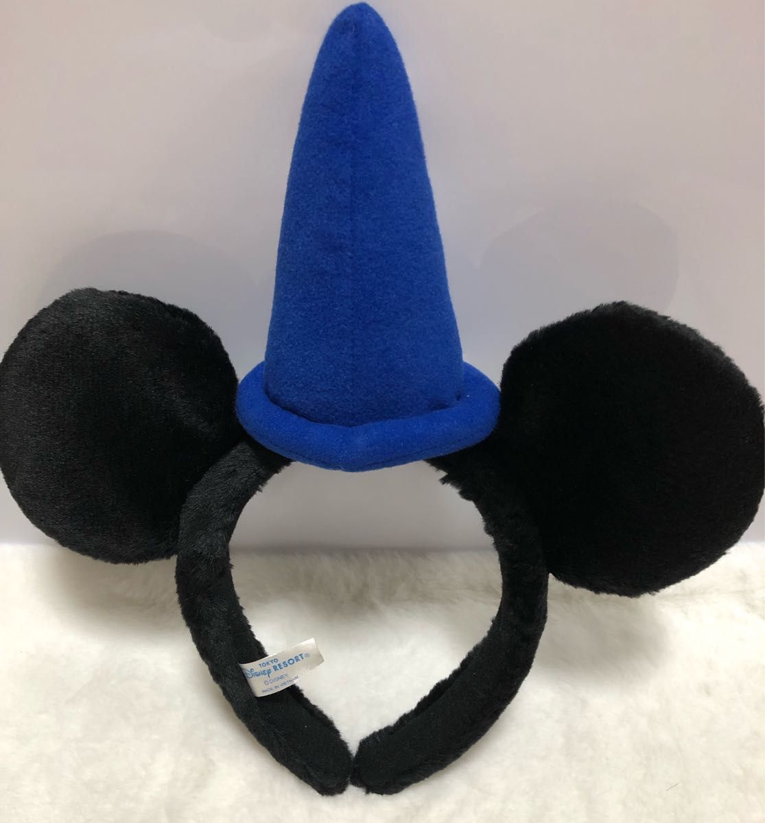 ディズニー カチューシャ ミッキー ミニー 2個セット ファンタジア ソーサラーハット もこもこ 赤 リボン 水玉 ドット