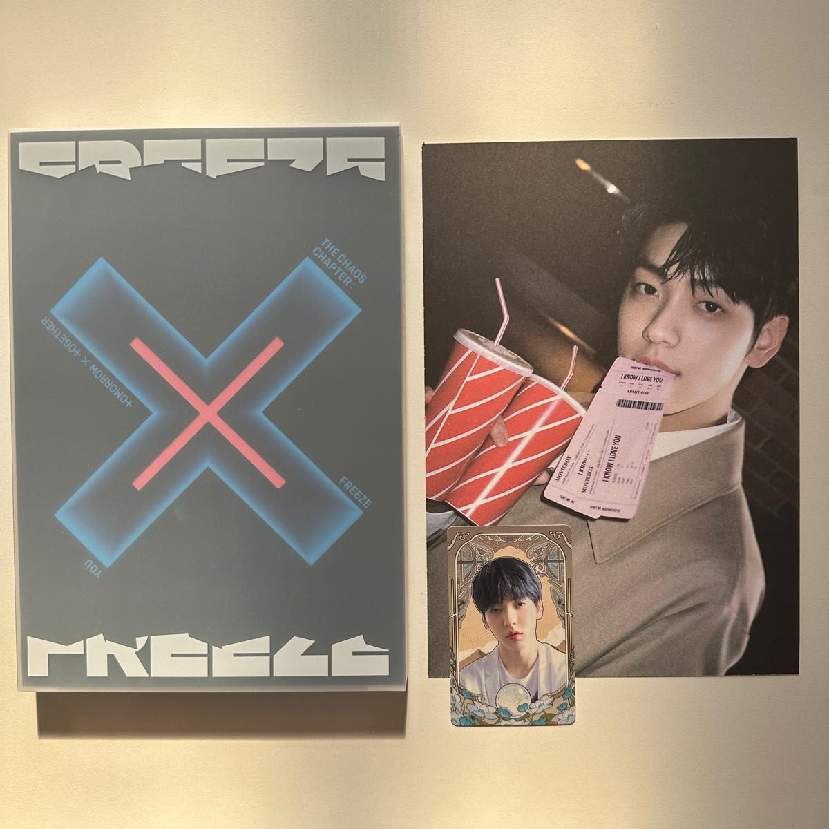 TXT FREEZE YOU スビン ポストカード セット トレカ
