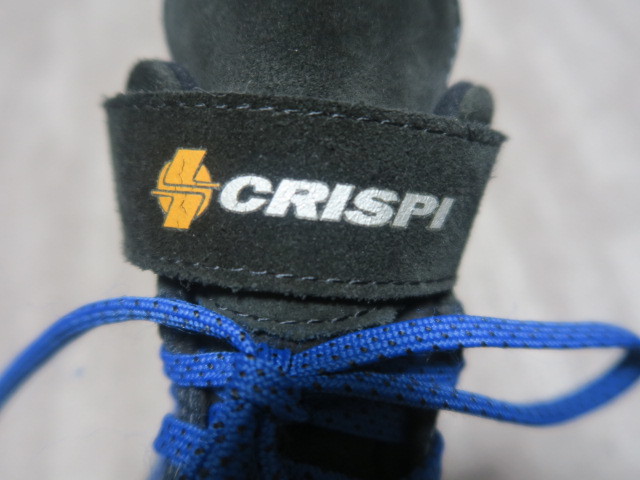 EU製★美品 CRISPI クリスピ 防水 ゴアテックス GORE-TEX Vibram ハイキング トレッキングシューズ EU39 JP25cm ネイビーXブラック 登山_画像7