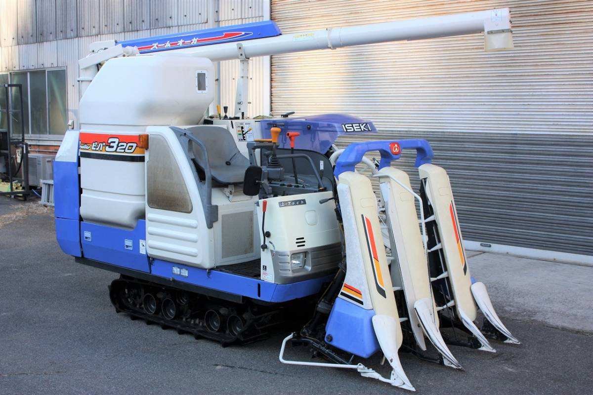 イセキ コンバイン フロンティアビバ 3条刈 HVG320G 20馬力 ズーム