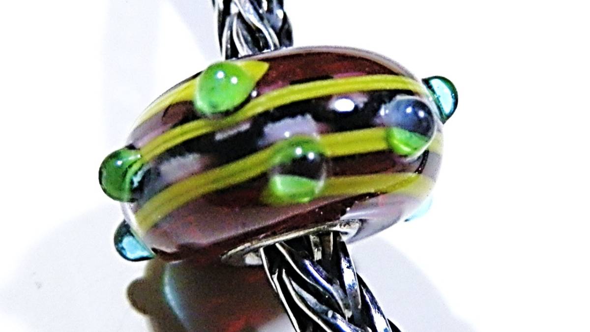 トロールビーズ★Trollbeads★OOAK★新品★オールドリタイヤード★刻印無★入手不可！★プレミアムユニーク★の画像2