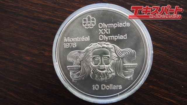 モントリオール銀貨 カナダ モントリオールオリンピック 1976年 5ドル 10ドル銀貨 エリザベス 立石店の画像4