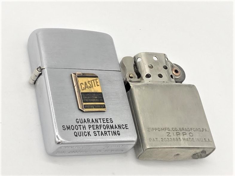 Yahoo!オークション - 1947-49年製3バレルZippo 有名柄【CASITE...