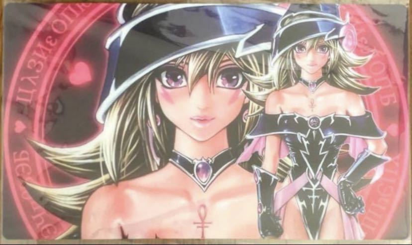  play mat Yugioh majimaji*maji car n girl black maji car n girl goods supply Raver mat mouse pad 