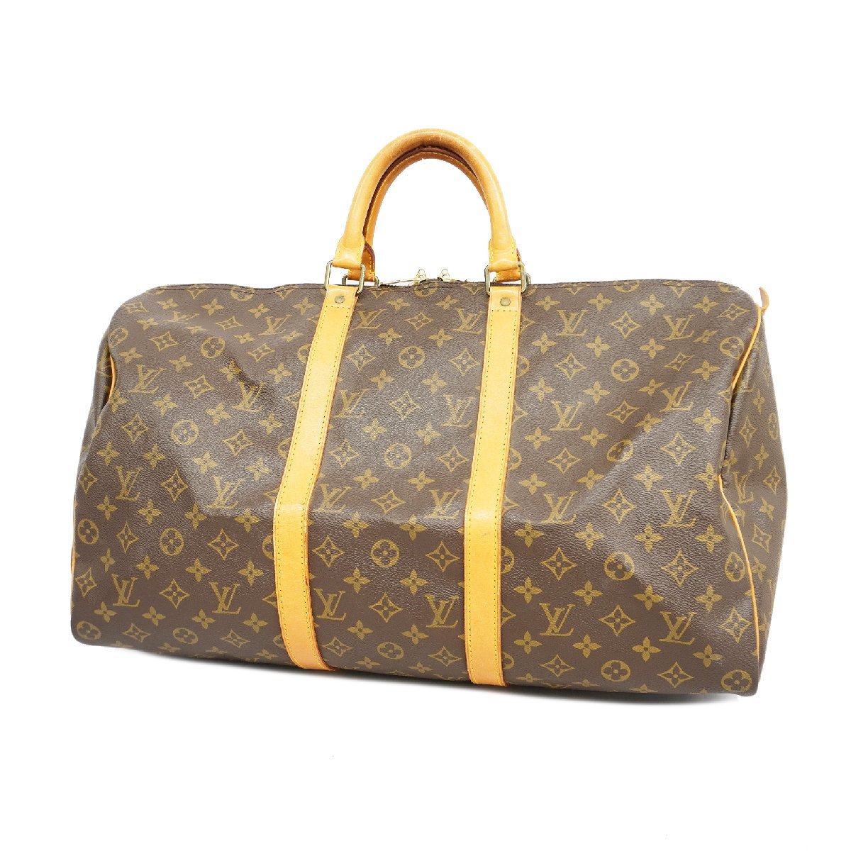 鑑定済】LOUIS VUITTON ボストンバッグ キーポル50 モノグラム-
