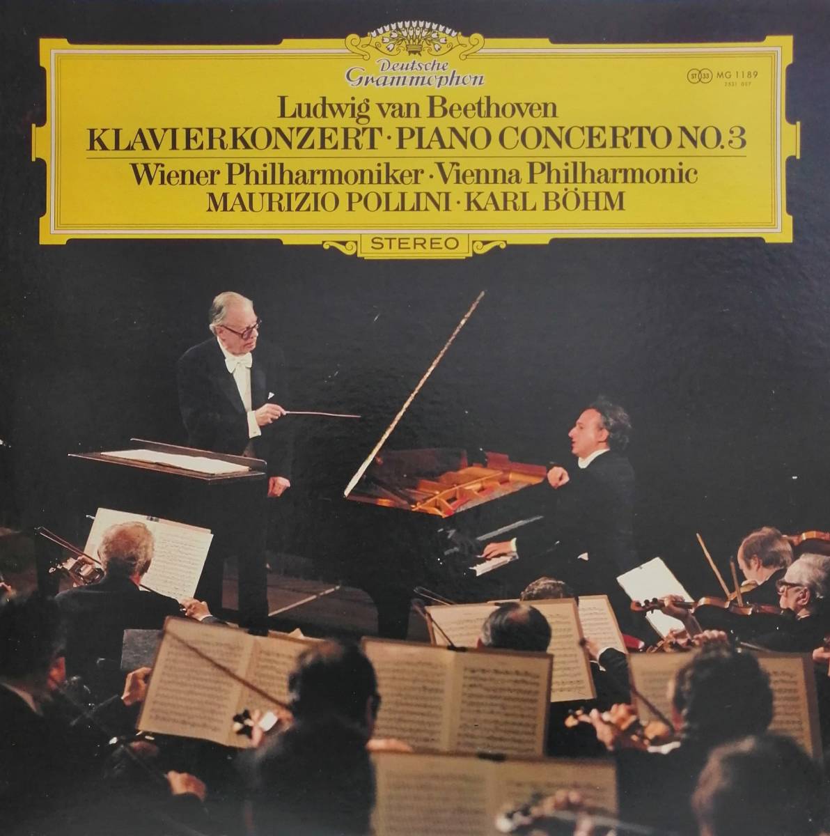 LP盤 マウリツィオ・ポリーニ/カール・ベーム/Wiener Phil 　Beethoven Piano協奏曲3番 _画像1