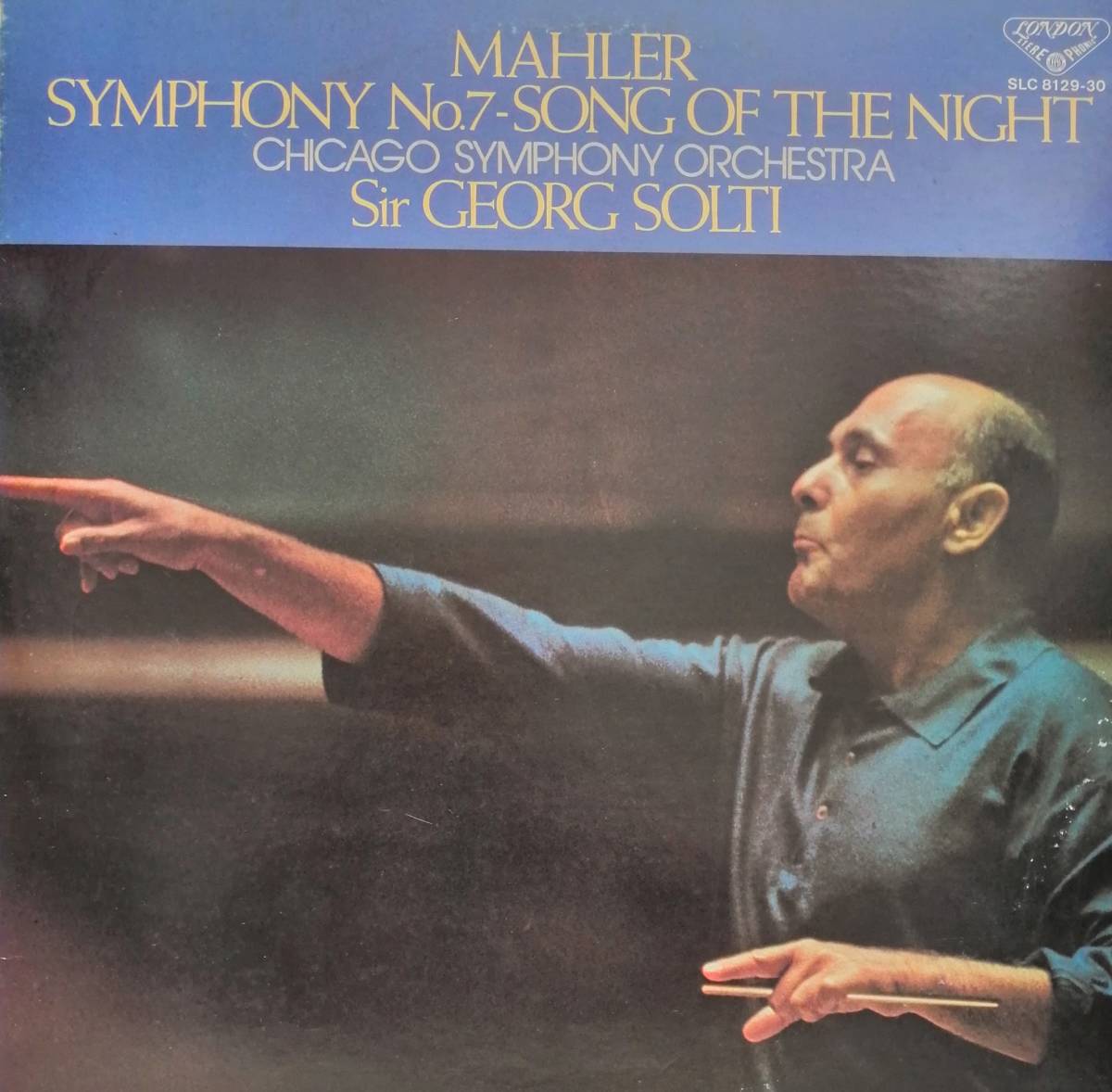 LP盤 ゲオルク・ショルティ/Chicago Sym Mahletr 交響曲7番 「夜の歌」(2LP)の画像1