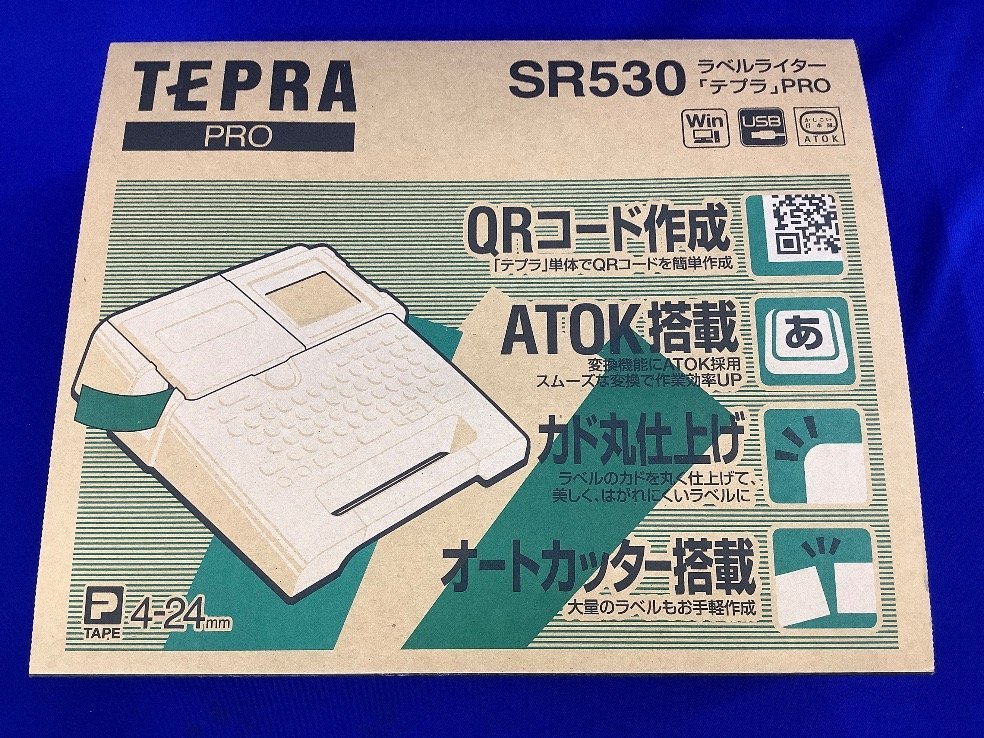キングジム TEPRA PRO ラベルライター SR530 ボタン/動作確認済 ACBF 中古品の画像1
