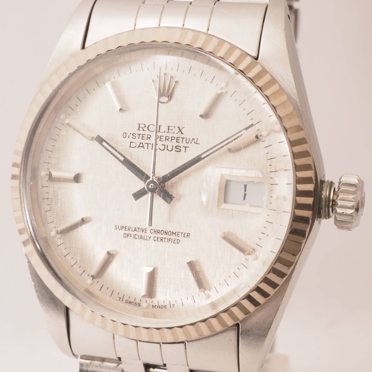 【希少品】ロレックス オイスターパーペチュアル デイトジャストRef,16014 ROLEX OYSTER DATEJUST Cal,3035 自動巻 男性腕時計[8886832]BN1_画像1