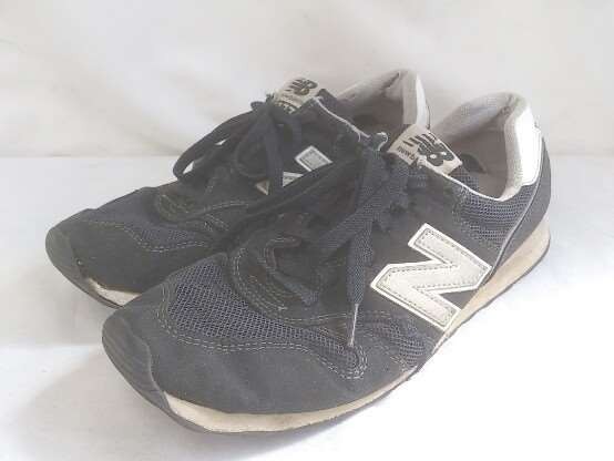 newbalance ニューバランス ローカットスニーカー ml373kb2 レトロ ランニング 23cmくらい ブラック レディース 1209000014188_画像1