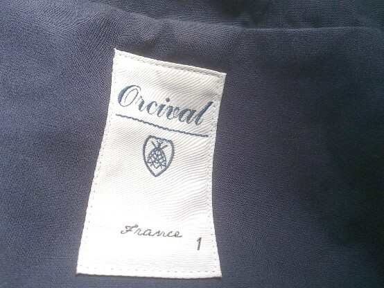 orcival オーシバル ジャケット 長袖 フード ポケット タグ切れあり サイズ1 ネイビー レディース 1210000014474_画像6