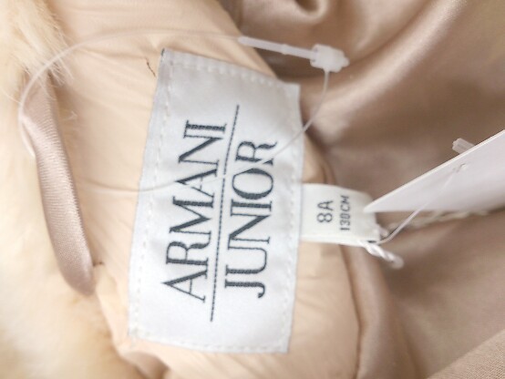 ARMANI JUNIOR アルマーニジュニア ジャケット ファー　剥がれ有り　女の子 サイズ8A（130ｃｍ） ピンク キッズ 1203000002367_画像6