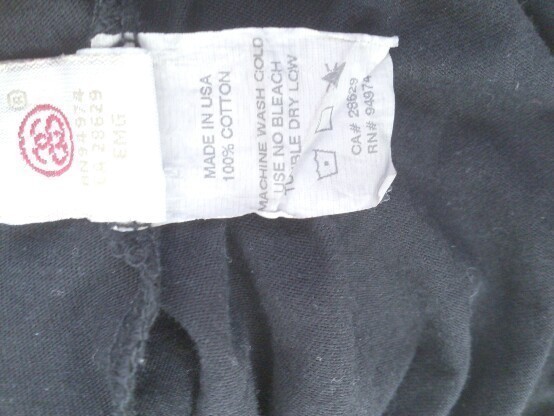 Stussy ステューシー Tシャツ 半袖 パロディ　汚れあり XSサイズ ブラック レディース 1203000002060_画像3