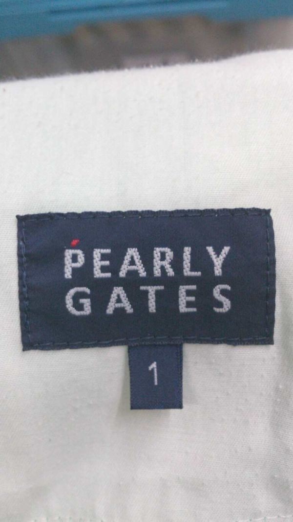PEARLY GATES パーリーゲイツ ワークパンツ クロップドパンツ　ロゴ　 1（S相当） エメラルドグリーン レディース 1208000019834_画像5