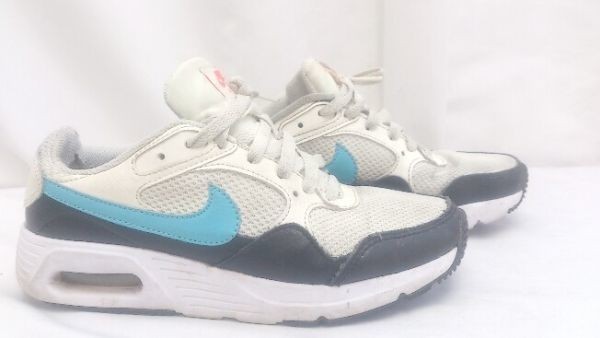 NIKE　ナイキ　 スニーカー AIR MAX SC 　ローカット　レザー　メッシュ　CW4554104 23.5ｃｍ ホワイト　ブルー 1205000011295_画像3