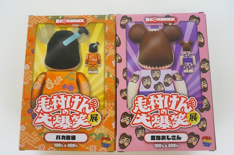 新品 BE@RBRICK 変なおじさん バカ殿 100@0% 志村けん ベアブリック