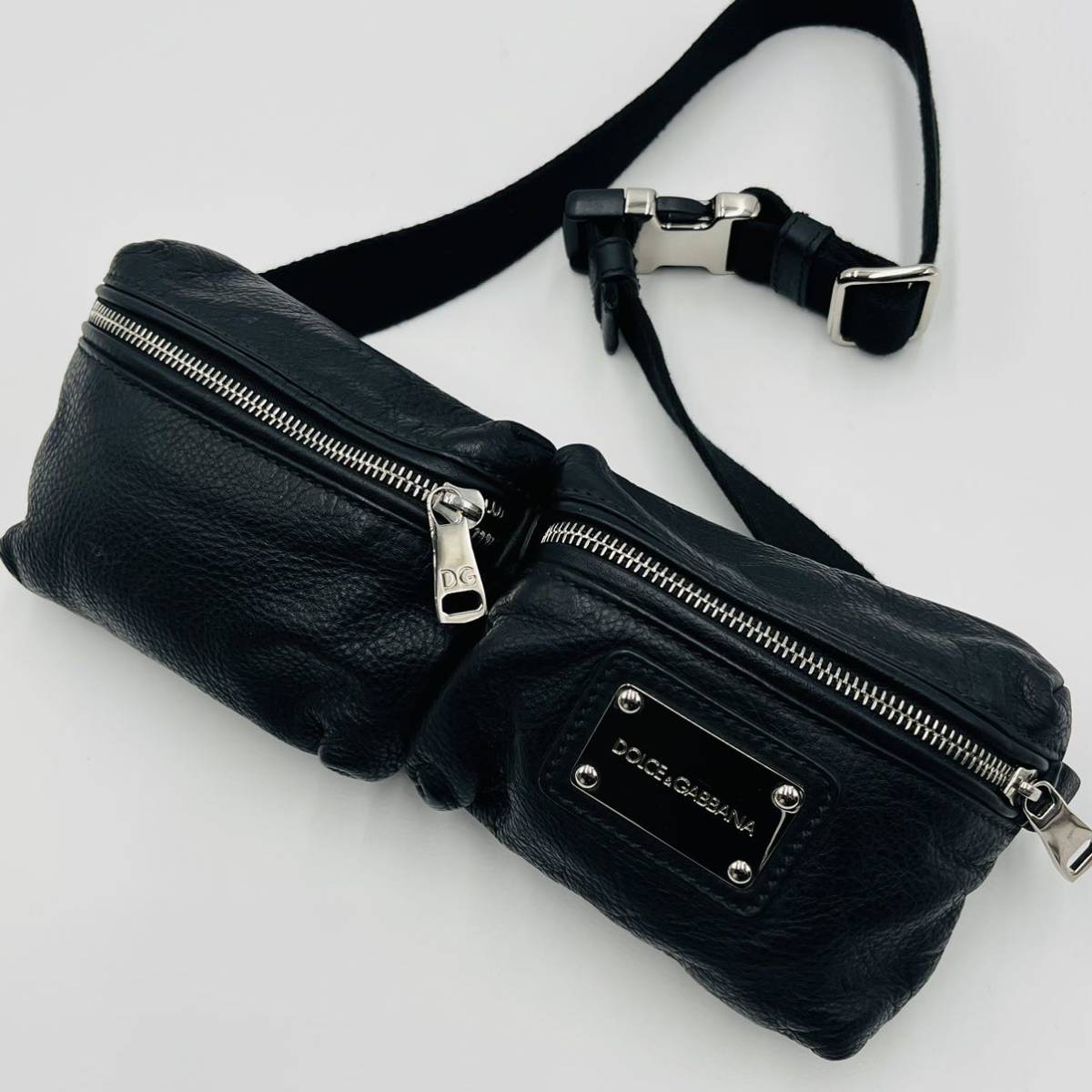 1円 極 ドルチェ&ガッバーナ DOLCE&GABBANA メンズ ウエストポーチ