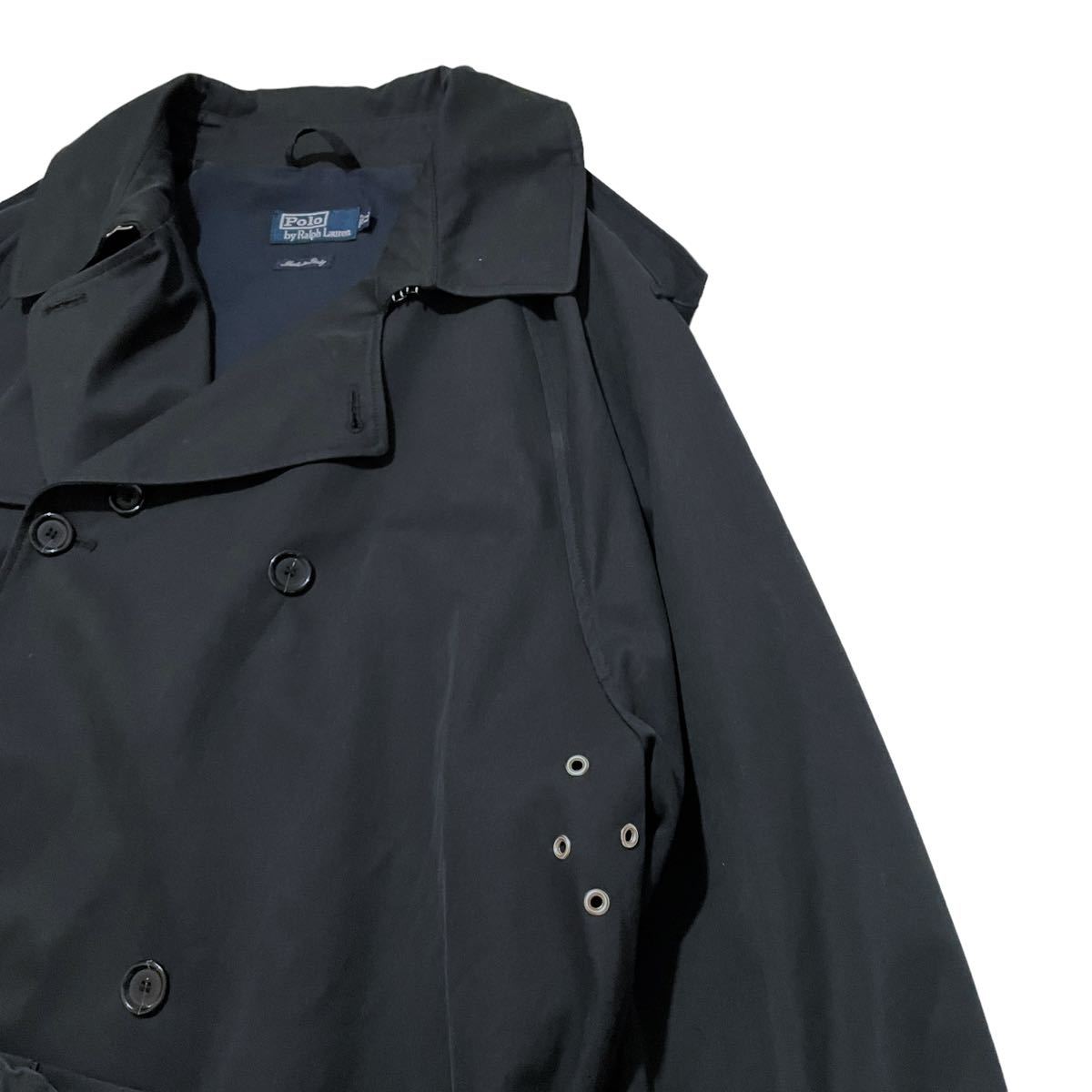 古着 イタリア製 polo ralph lauren ラルフローレン 一枚袖 トレンチ