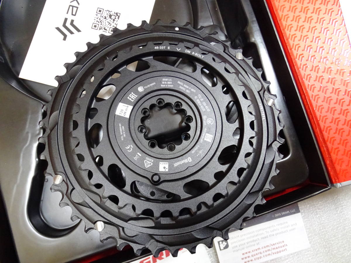 新品 SRAM スラム RED AXS POWER METER パワーメーター ＋チェーンリング46/33T _画像6