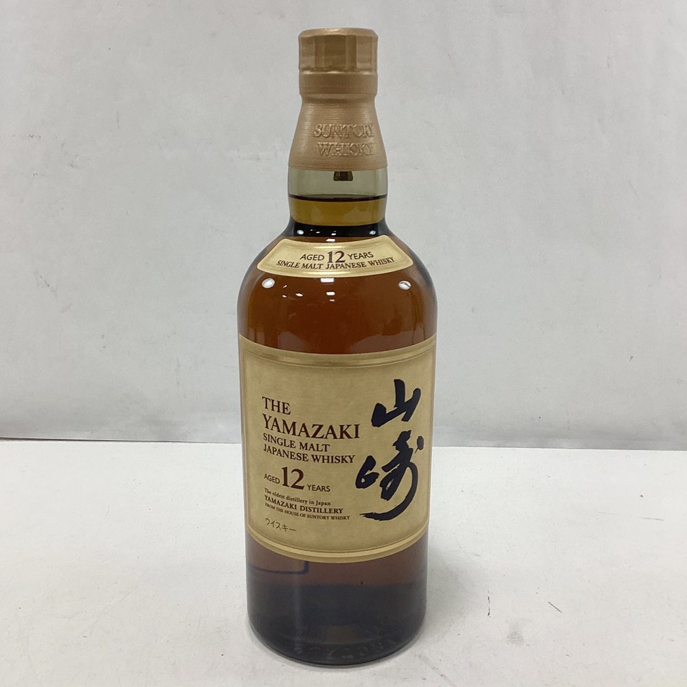 手数料安い HO1 未開栓 サントリー シングルモルト ウイスキー 山崎 12