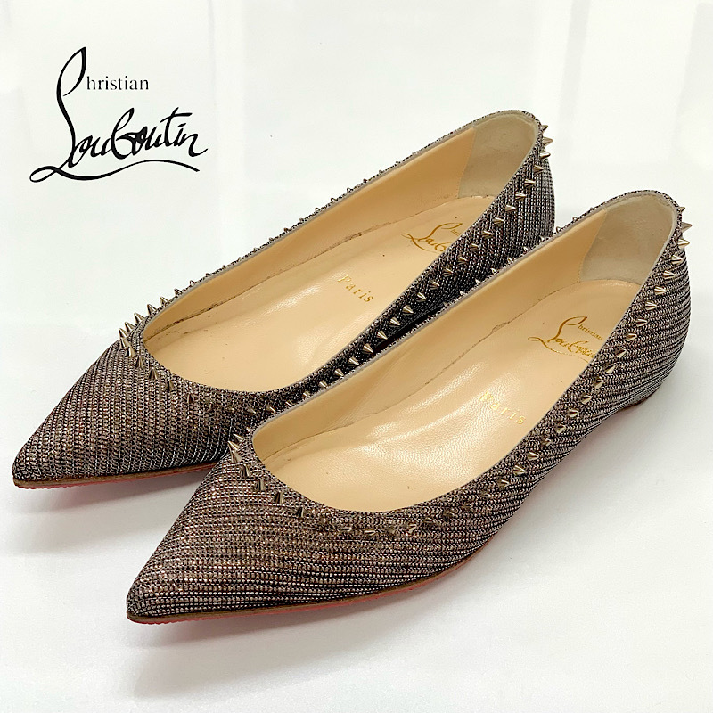 最安値即納】 Christian Louboutin - 1528 クリスチャンルブタン ラメ