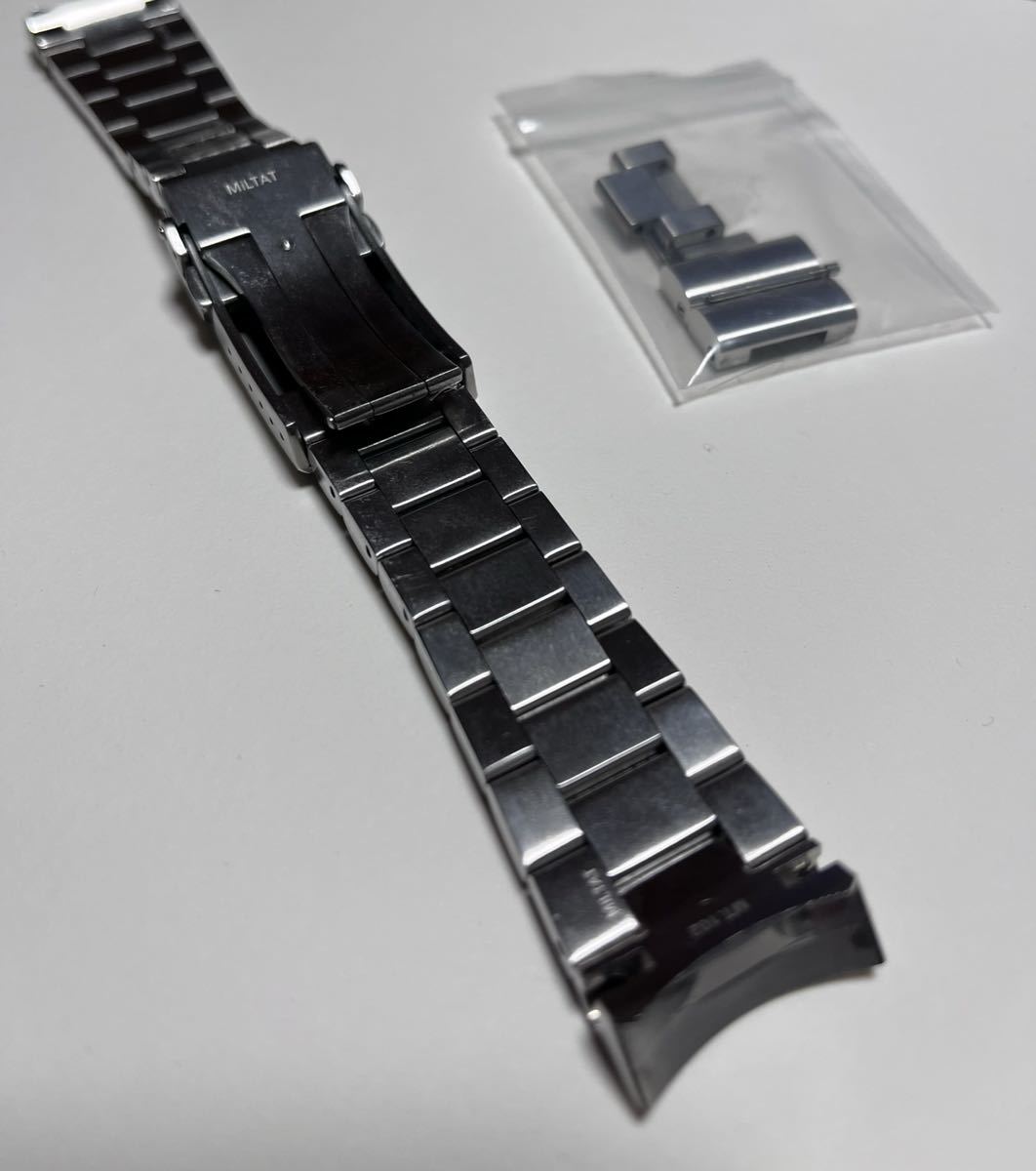 22mm メタル時計バンド ステンレススチール エンドミル ブレスレット for セイコー ダイバー SKX007, SKX009, SKX011他 通販