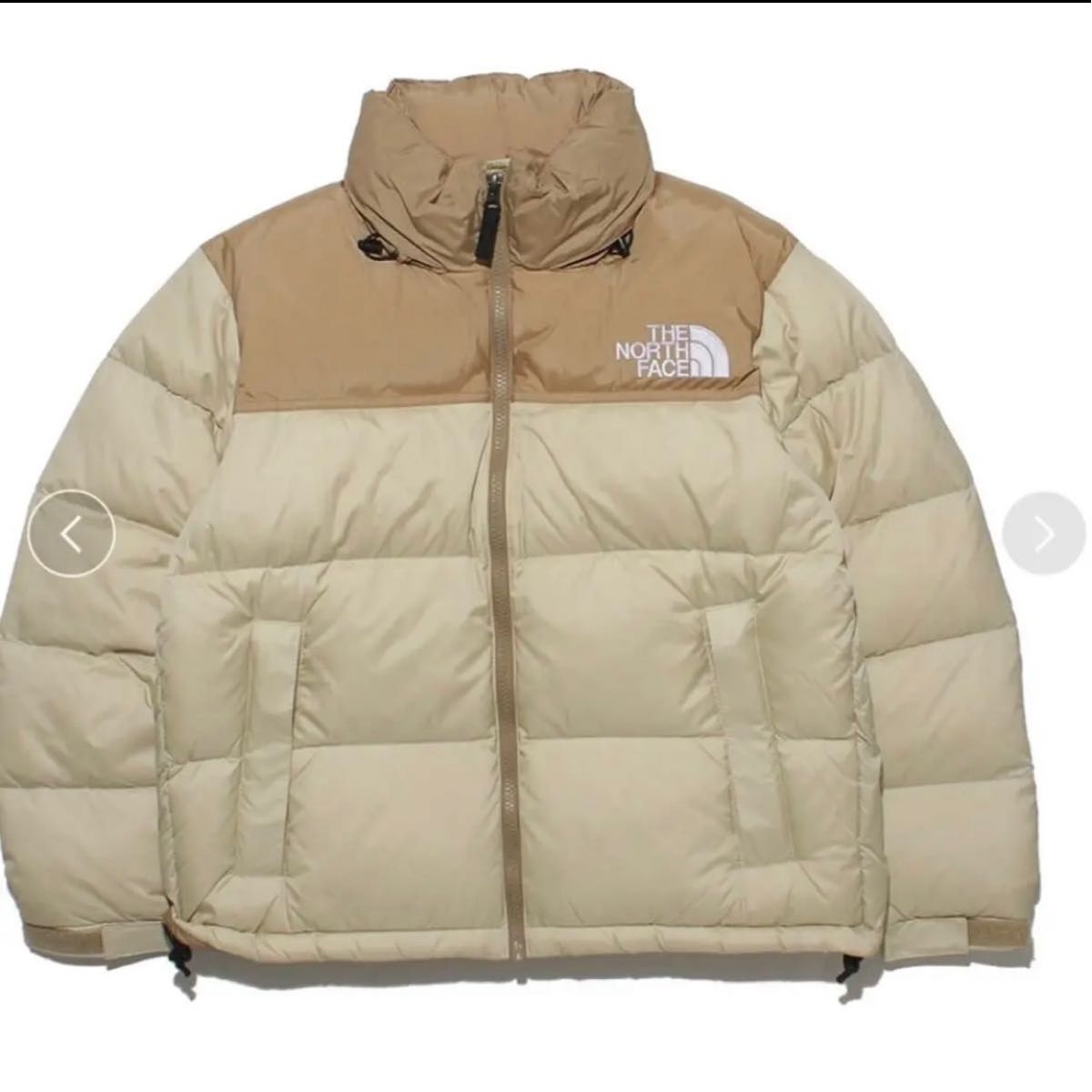 THE NORTH FACE NUPTSE ヌプシ ベージュ M ダウンジャケット THE NORTH FACE NUPTSE ヌプシ ベージュ M ダウンジャケット