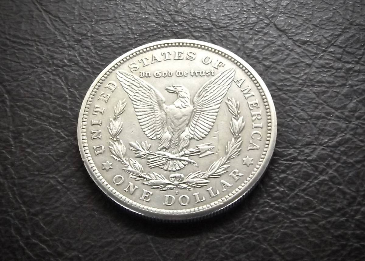 銀貨 モルガンダラー1ドル銀貨 1921年 S刻印 銀90% 15704 USA 貨幣 