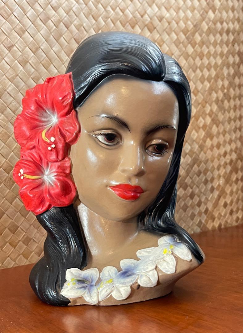 1950s Hawaiian Bust Lady Brand ハワイアンフラガール gawahweekly.com