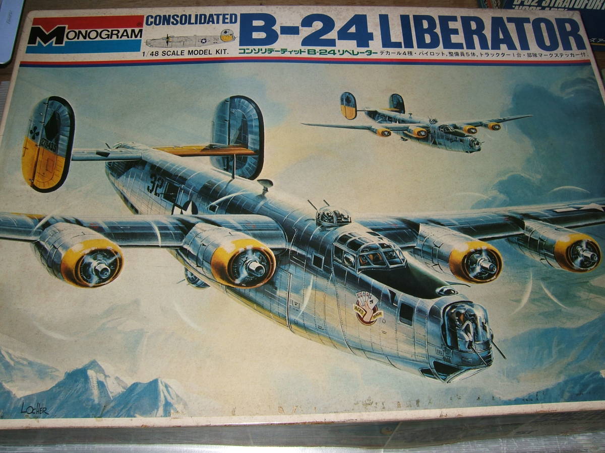 1/48　バン/モノ　B-24J　　　　　　　　　　　　　　　　横ー中