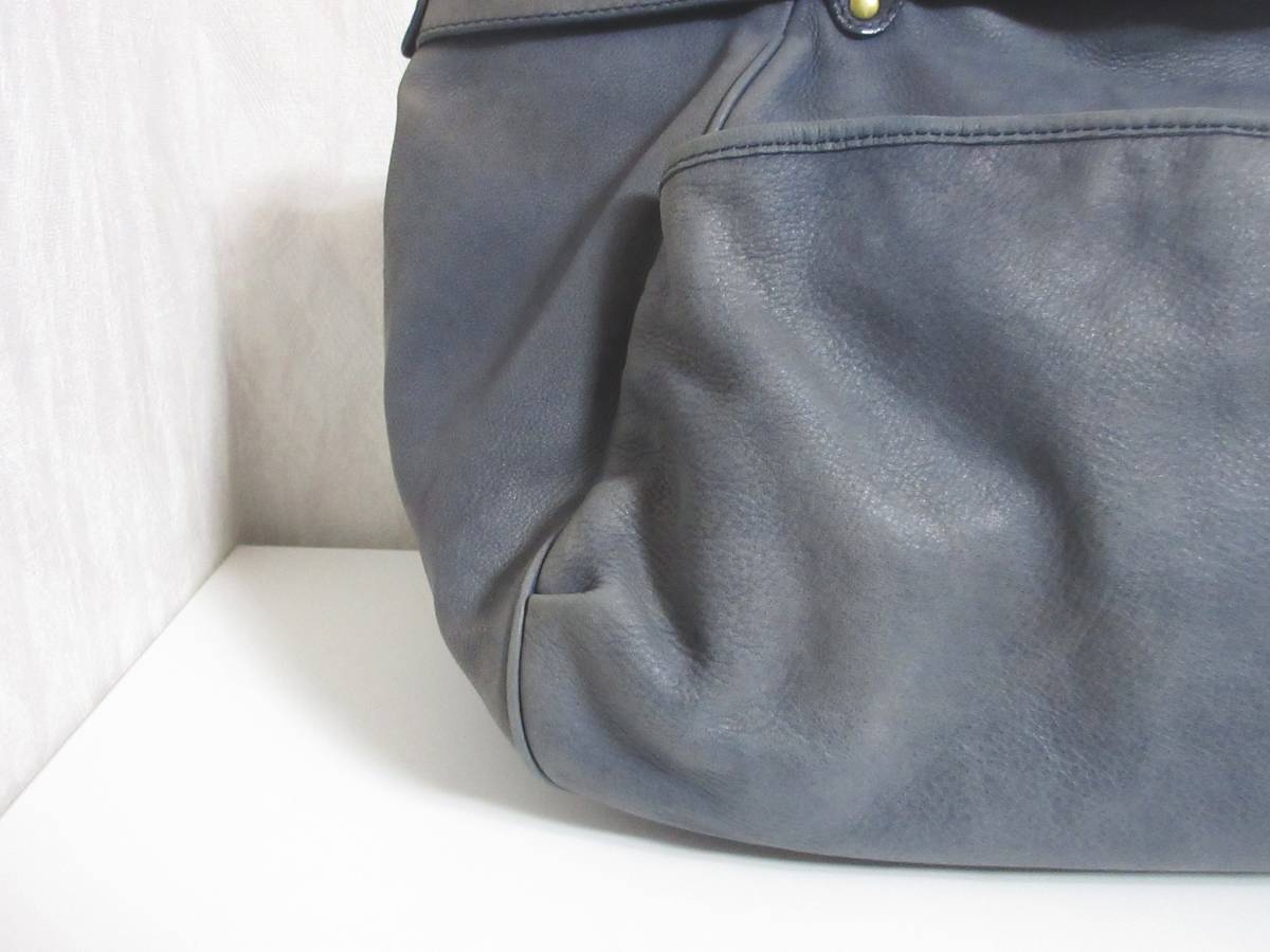  Vanessa Bruno vanessabruno leather handbag navy blue navy hj291