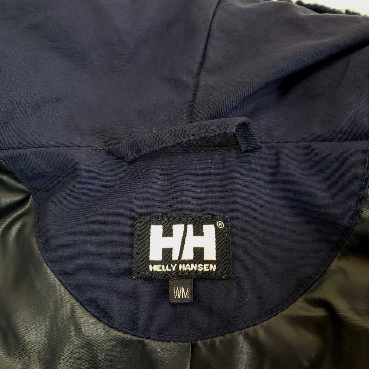 美品◆HELLY HANSEN ヘリーハンセン サーモコート レディース ファイバーパイル(WM)ネイビー紺 _画像8