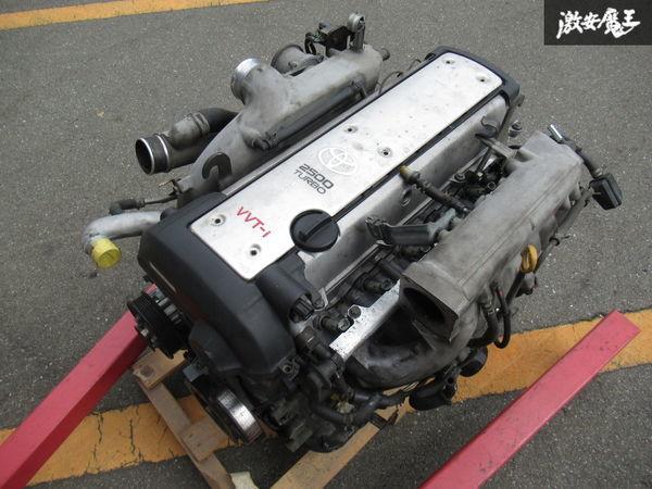 トヨタ 純正 JZX110 ヴェロッサ 1JZ-GTE AT車 エンジン 本体 ASSY VVT