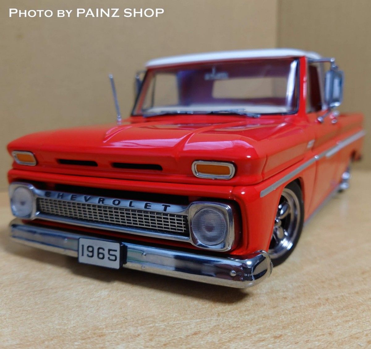色移り有り 1/18 シボレーC-10スタイル ピックアップ ローライダー