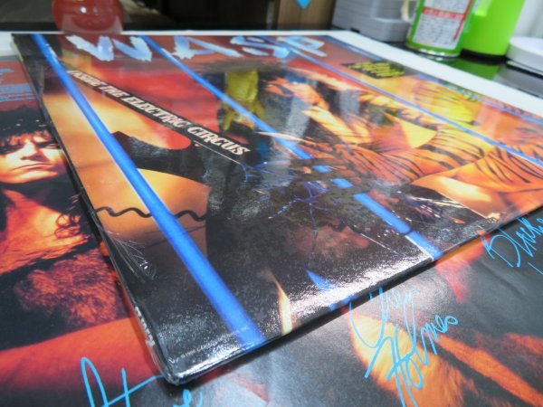 mK2｜【 LP / EMI(printed in USA) MAT: Z1-DMM/Z1-DMM / 両面手書きSTERLING SOUND / w/IS, shrink wrap 】W.A.S.P.「INSIDE THE ELECTRIC_画像5