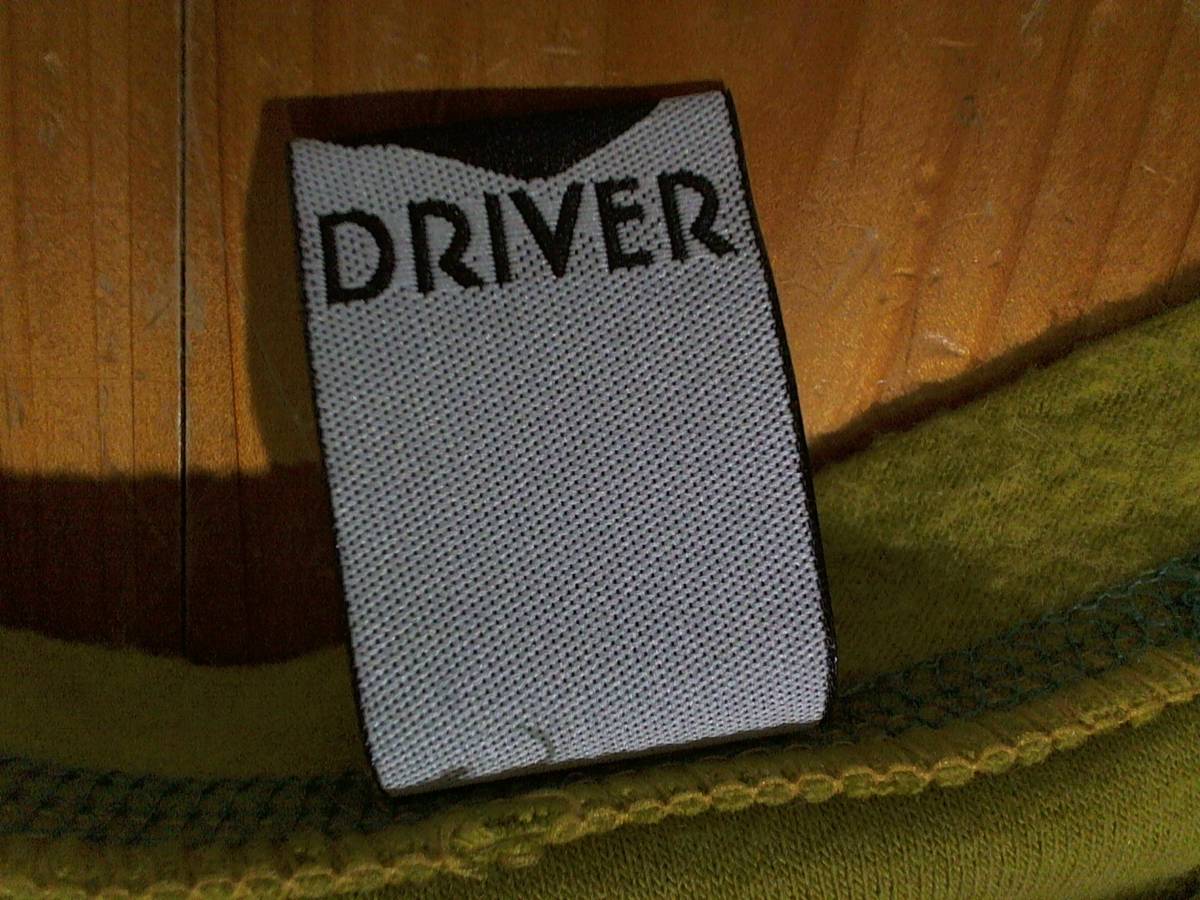 ☆詳細不明☆DRIVER?☆ヘンリーネック　ニット長袖Ｔシャツ　薄手セーター　L位 カーキ_画像7