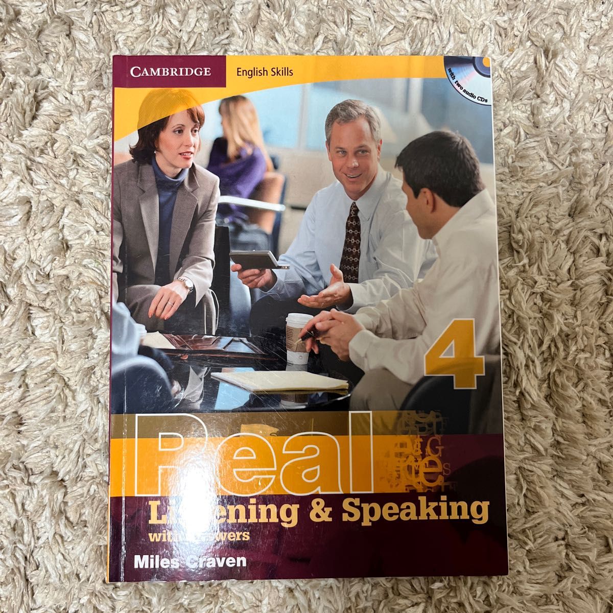 REAL LISTENING ＆ SPEAKING 4 BOOK WITH ANSWERS AND AUDIO CDS 新品未使用