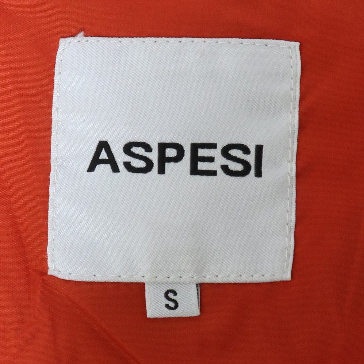 ASPESI I6I6LEMON SKIM SUMMER ナイロンコート オレンジ S アスペジ_画像3