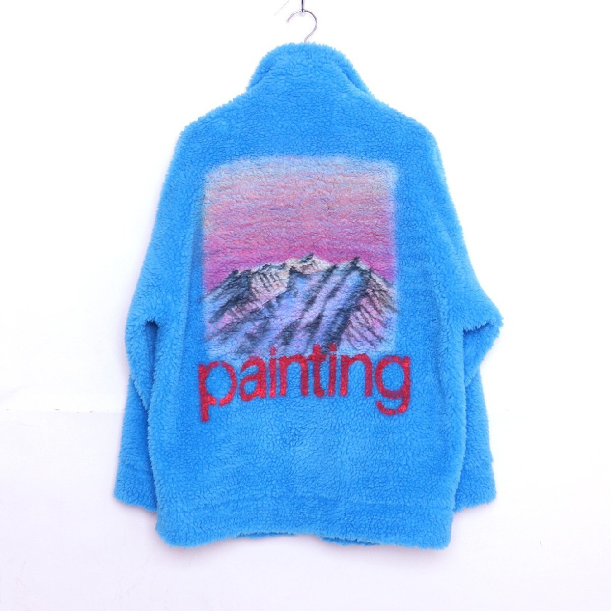 ダブレット DOUBLET 21AW HAND-PAINTED RECYCLE FUR JACKET リサイクル
