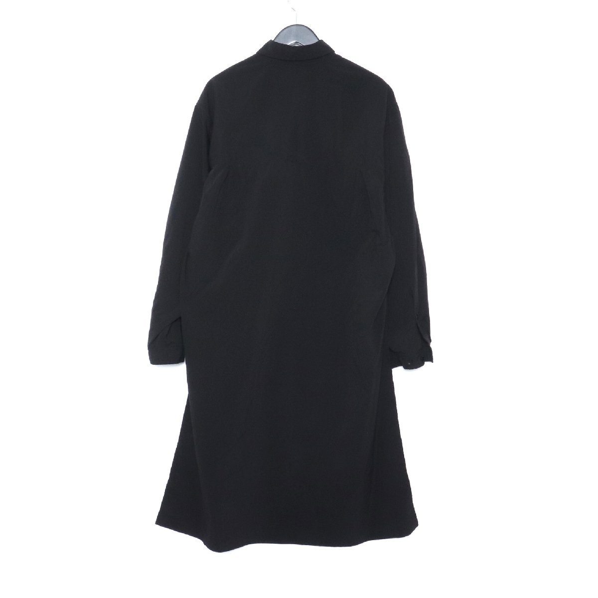 YOHJI YAMAMOTO 19SS Products dyed Back body Long Blouse サイズ1 ブラック HH-B10-900 ヨウジヤマモト 長袖ロングシャツ shirt_画像2