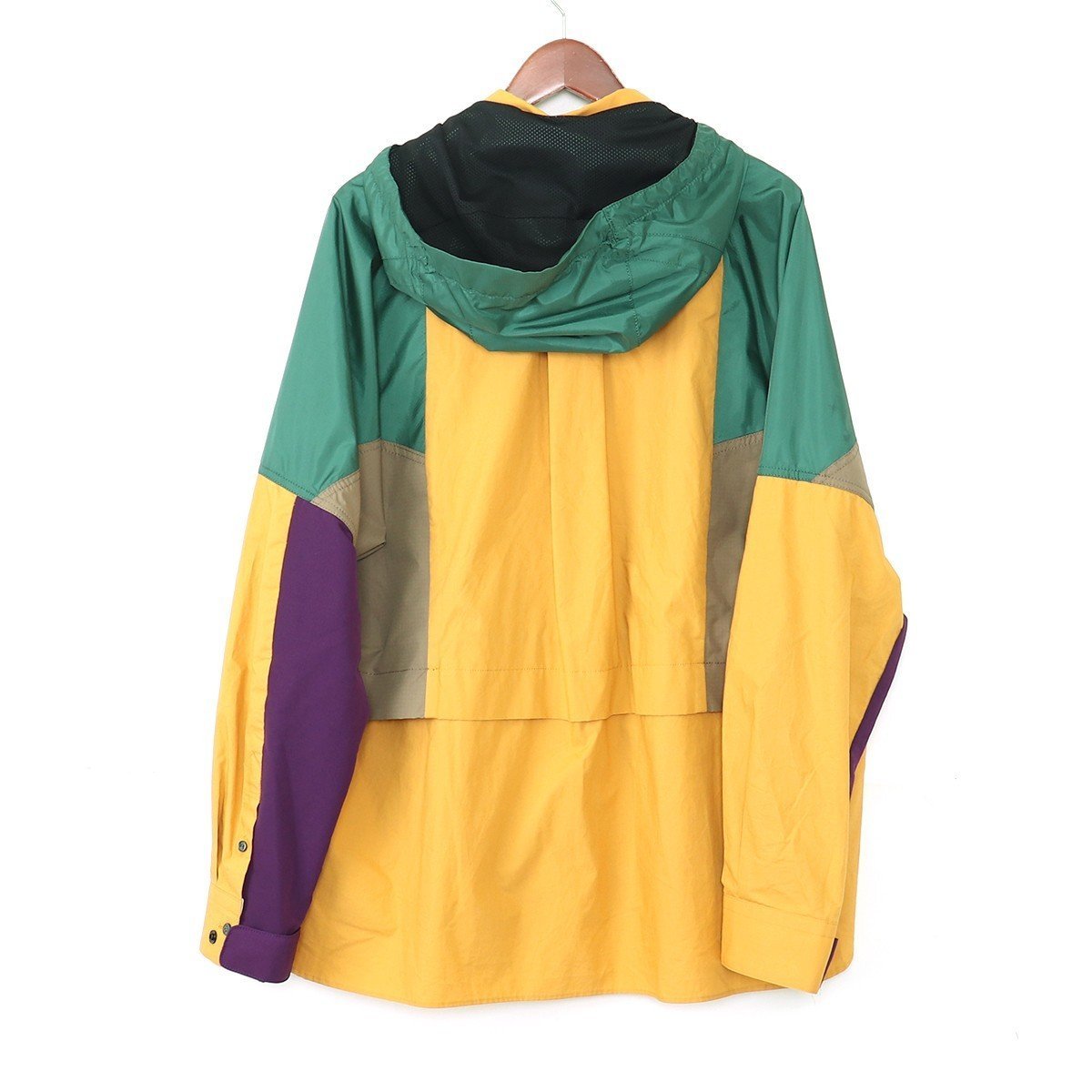 SACAI サカイ 21AW COTTON POPLIN SHIRTS JACKET ジャケット イエロー