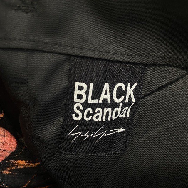 BLACK SCANDAL YOHJI Print Pants ブラック ヨウジヤマモト YAMAMOTO