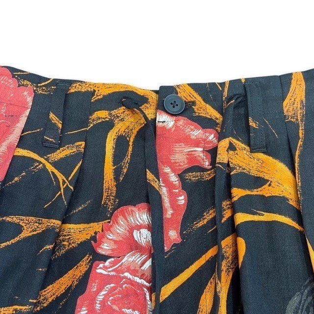 BLACK SCANDAL YOHJI Print Pants ブラック ヨウジヤマモト YAMAMOTO