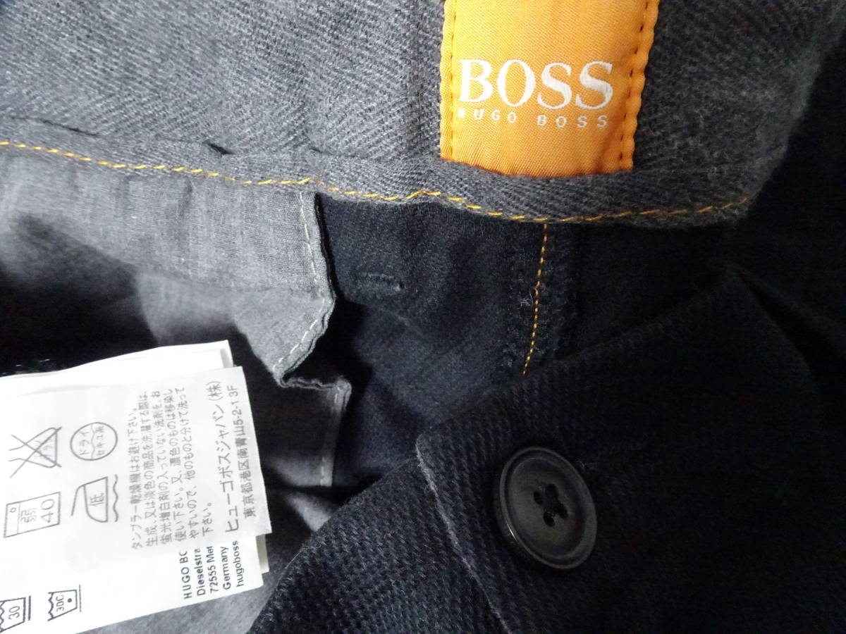 〇●ボスＢＯＳＳ●〇メンズＬ ストレートパンツ ブラックボトムス◎の画像3