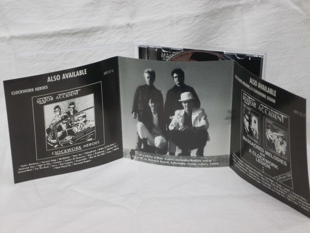 ★MAJOR ACCIDENT / THE CLOCKWORK DEMOS★81年1st 以前の初期音源集★廃盤CD★The Clash, Stiff Little Fingers, Ramones, Sham 69カバー_画像3