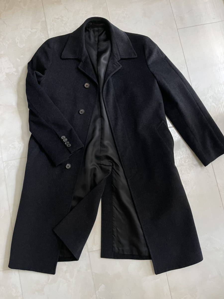 PaulSmithLONDON☆コート☆アンゴラ100%☆黒☆ポールスミス PaulSmithLONDON☆コート☆アンゴラ100%☆黒☆ポールスミス