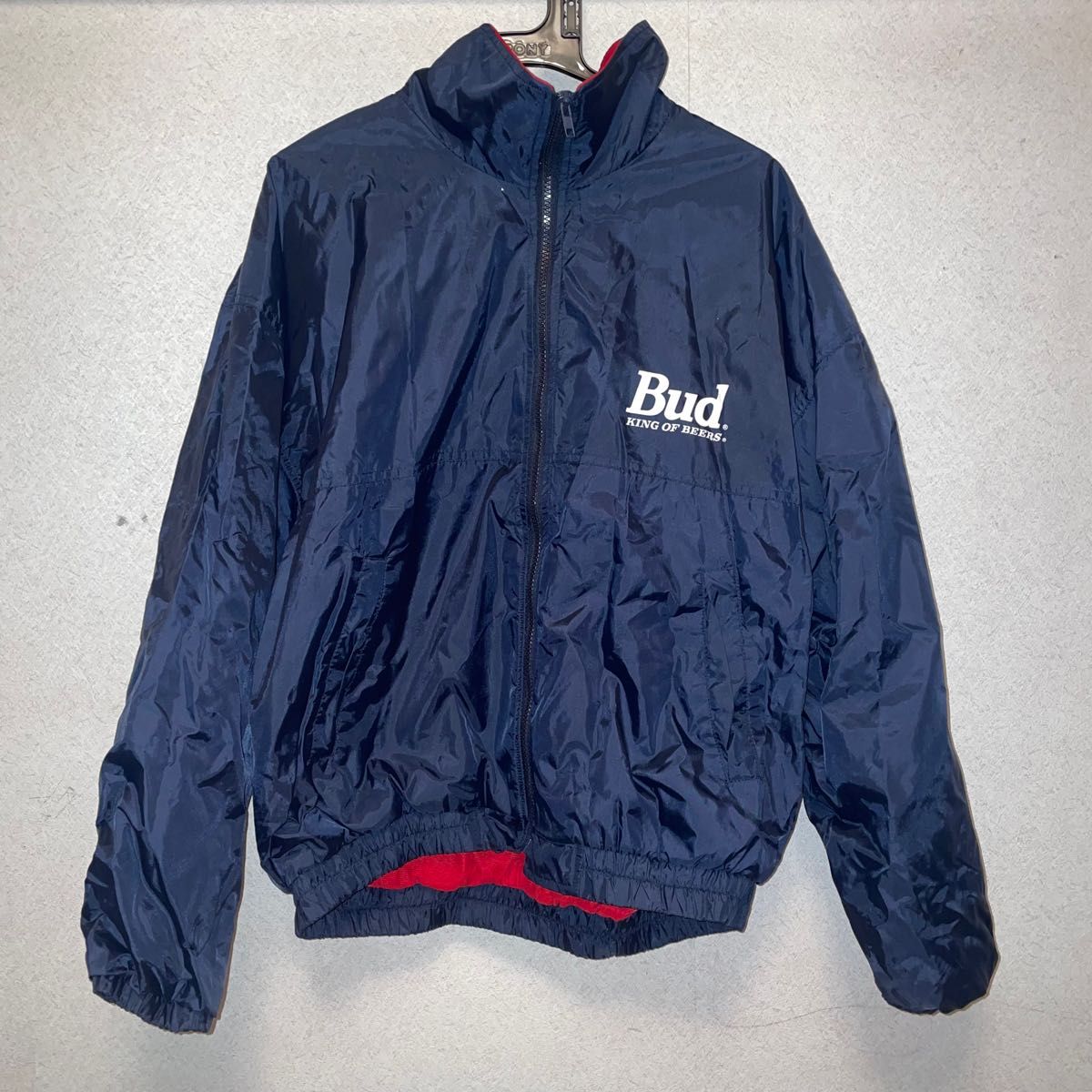 【一点物】90's  Budweiserバドワイザー マウンテンパーカー  ブルゾン ナイロンジャケット JACKET 中綿