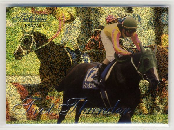 *to Rod Thunder 44 number 150 sheets limitation Fantasy 1998 The Classic serial entering The * Classic 1998 fantasy photograph image horse racing card 