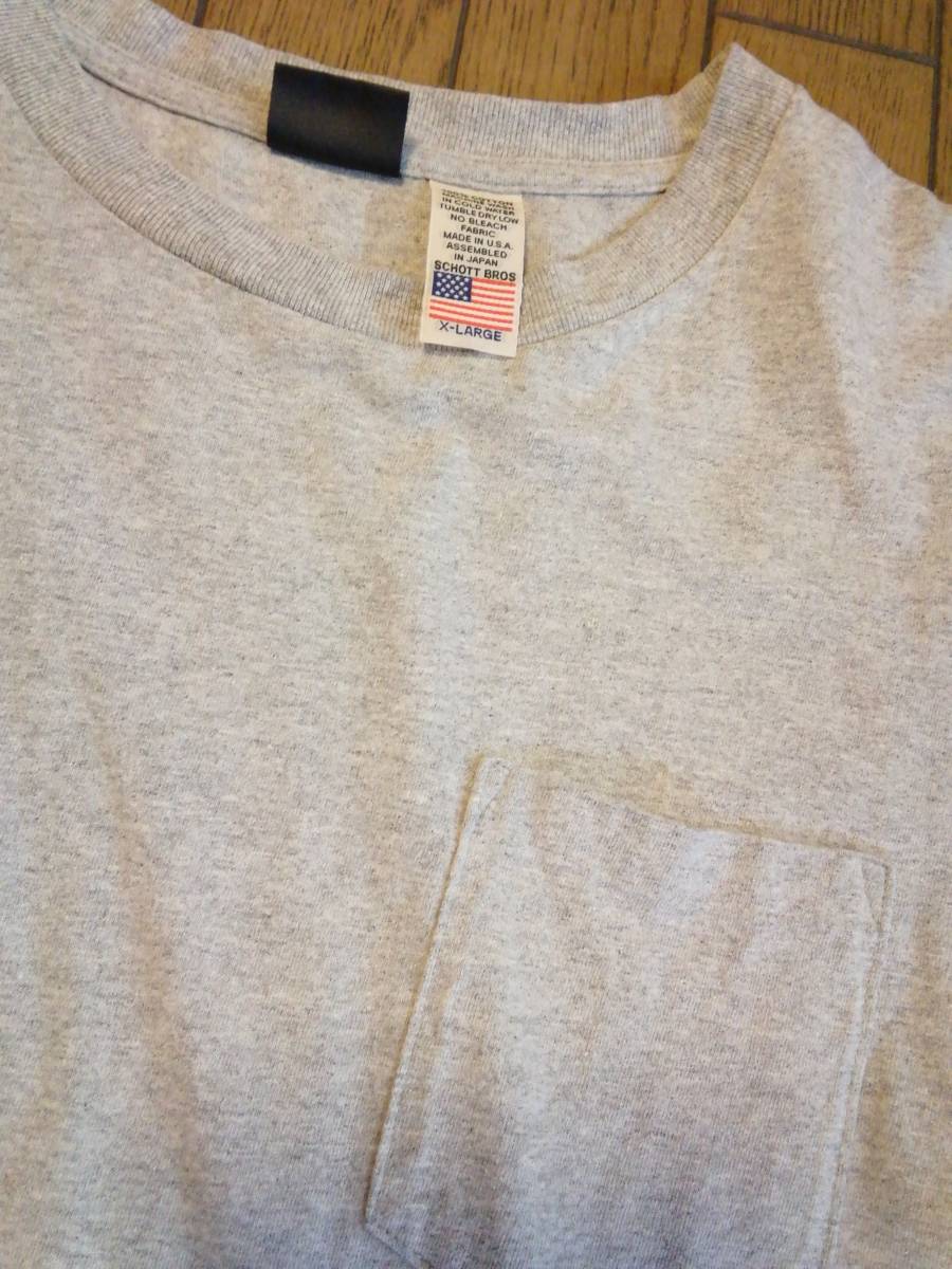 期間限定特価】 SchottのTシャツ ショット Made in USA 